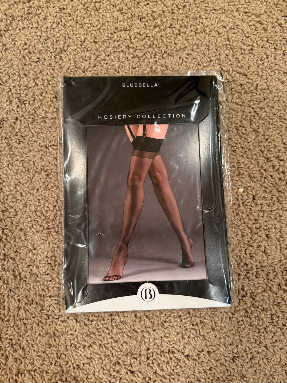Bluebella Sheer Black Thigh-High Hosiery Stockings